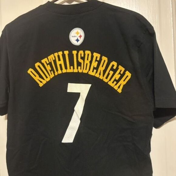 Pittsburgh Steelers Ben Roethlisberger Size Medium Reebok T-Shirt - Picture 5 of 5